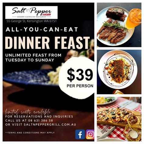 ALL YOU CAN EAT Menu .